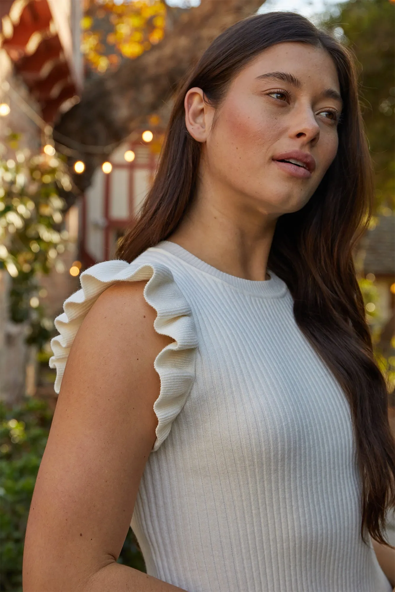 Minerva Knit Top - Ivory