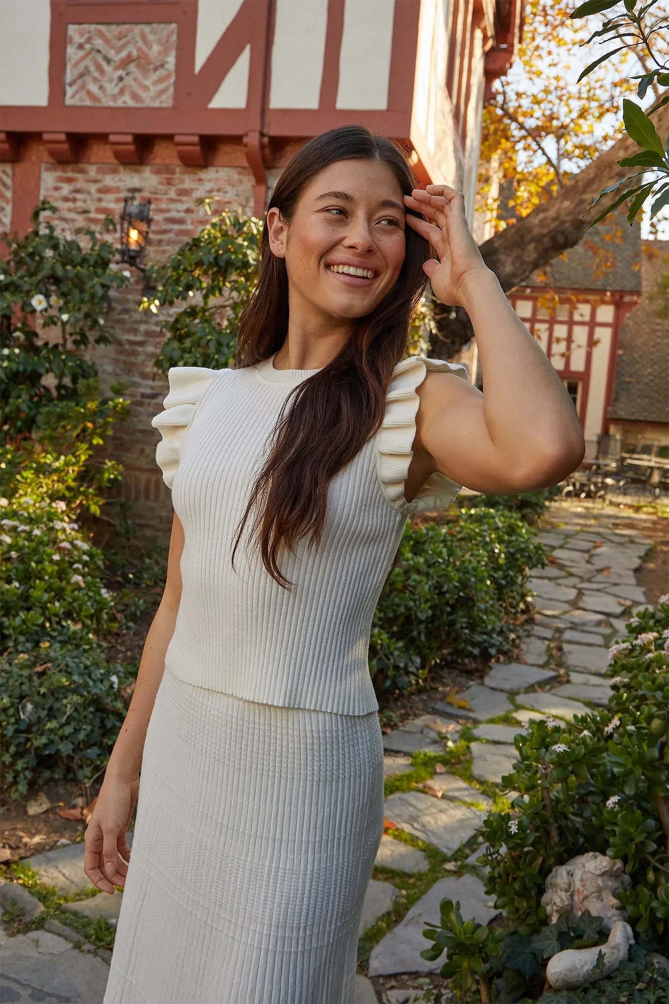 Minerva Knit Top - Ivory