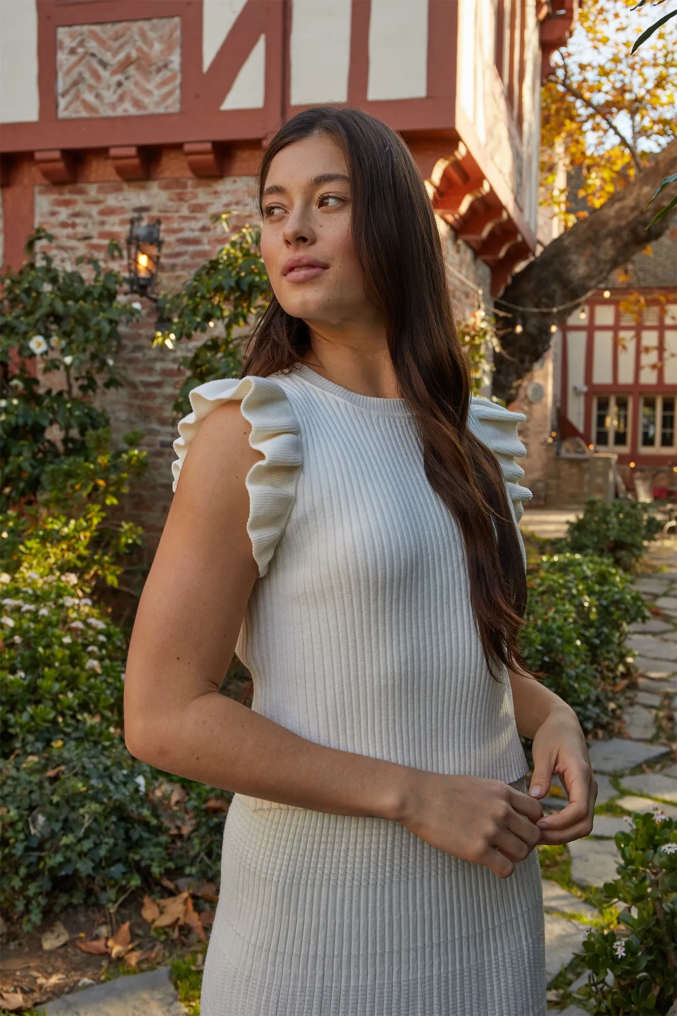 Minerva Knit Top - Ivory