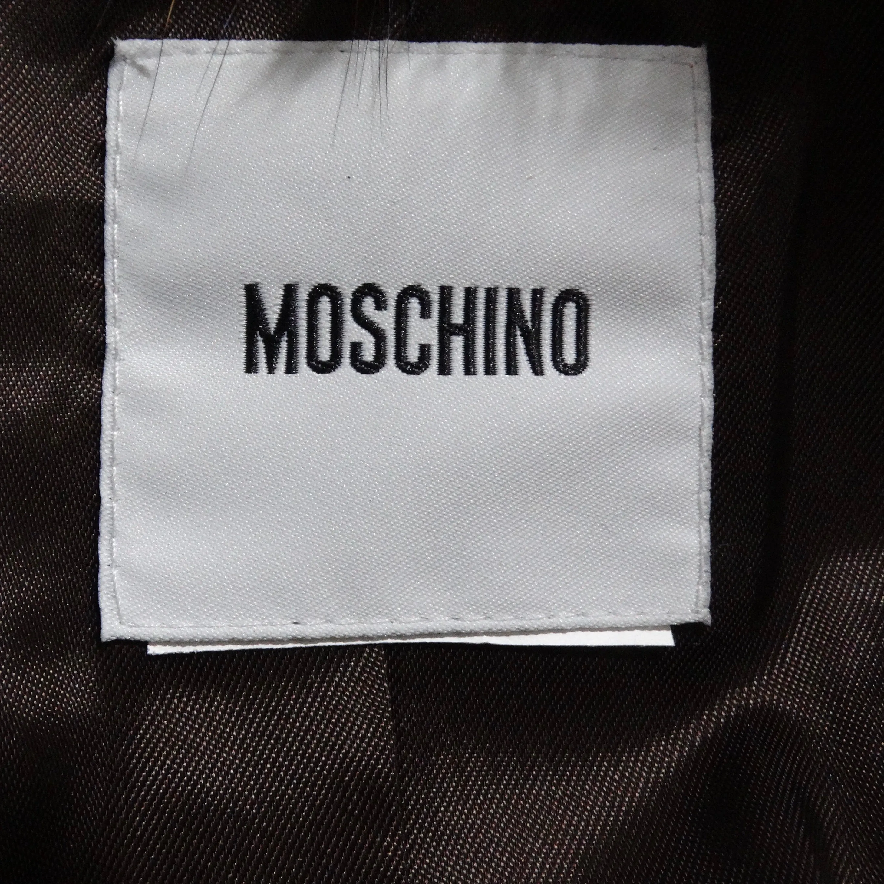 Moschino 1990s Leopard Angora Fur Jacket