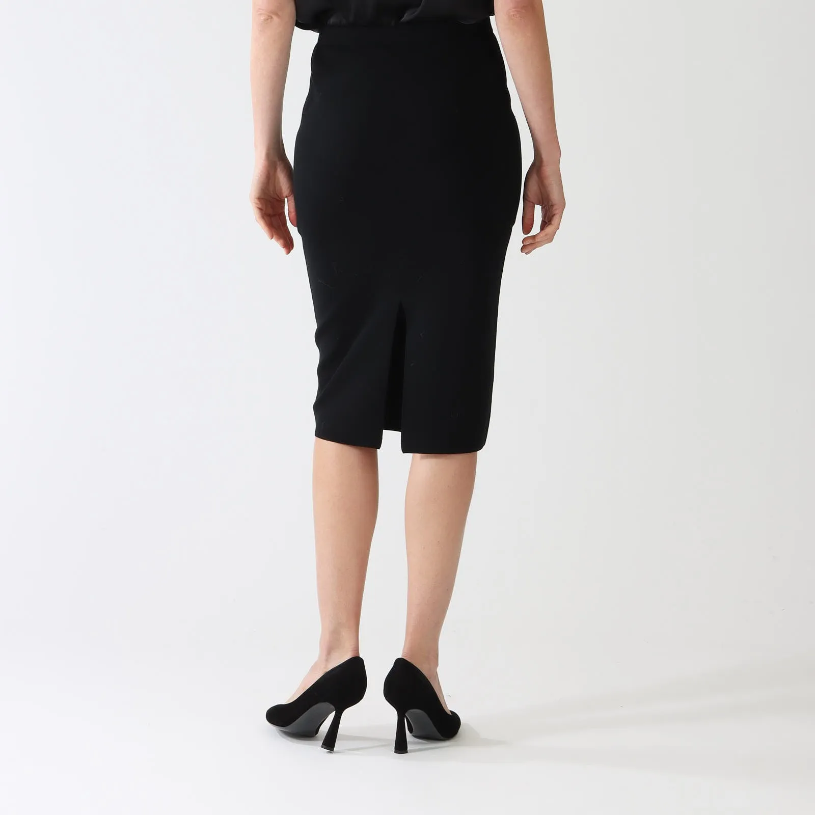 Nero Knit Pencil Skirt