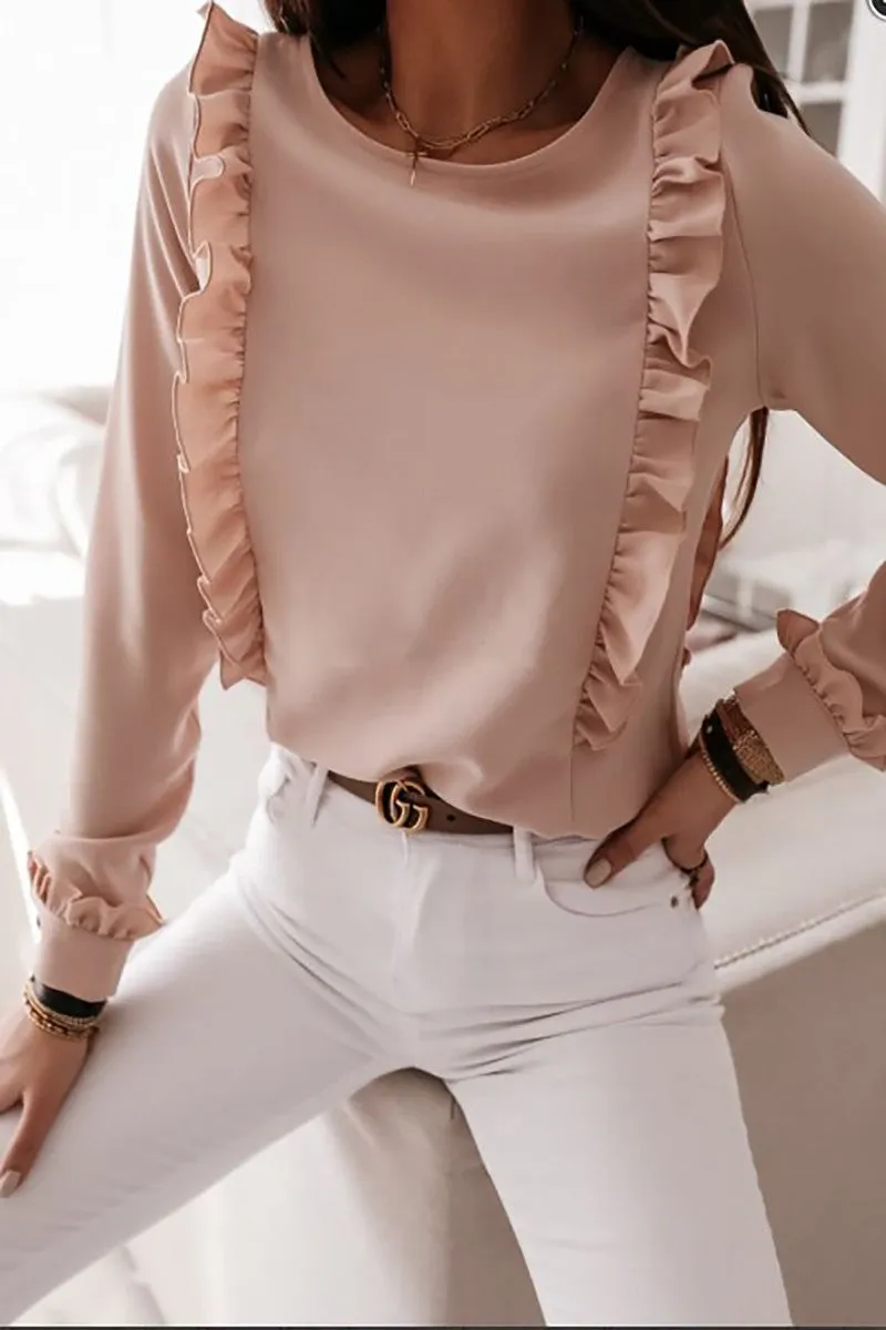 NICKY RUFFLE BLOUSE