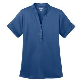 OGIO Women's Blue Indigo Gaze Henley