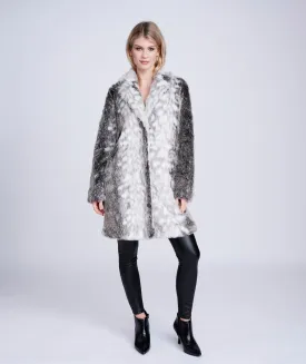 Paris Coat - Snow Leopard