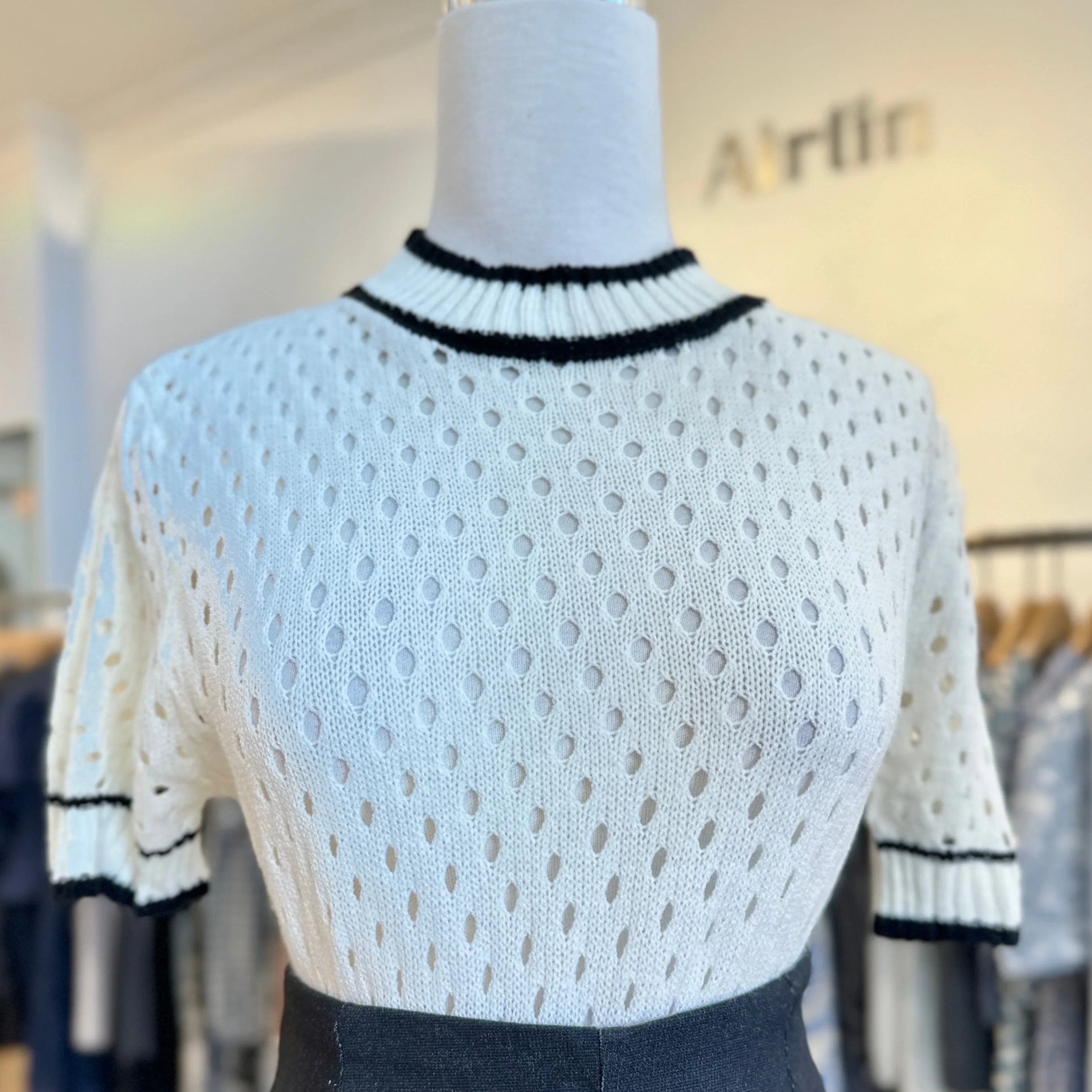 PerforaChic Knit Top