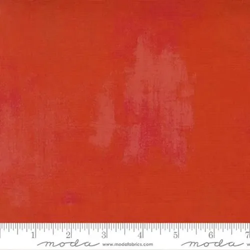 Red Grunge Basics Melon 44"/45" Fabric Per Yard