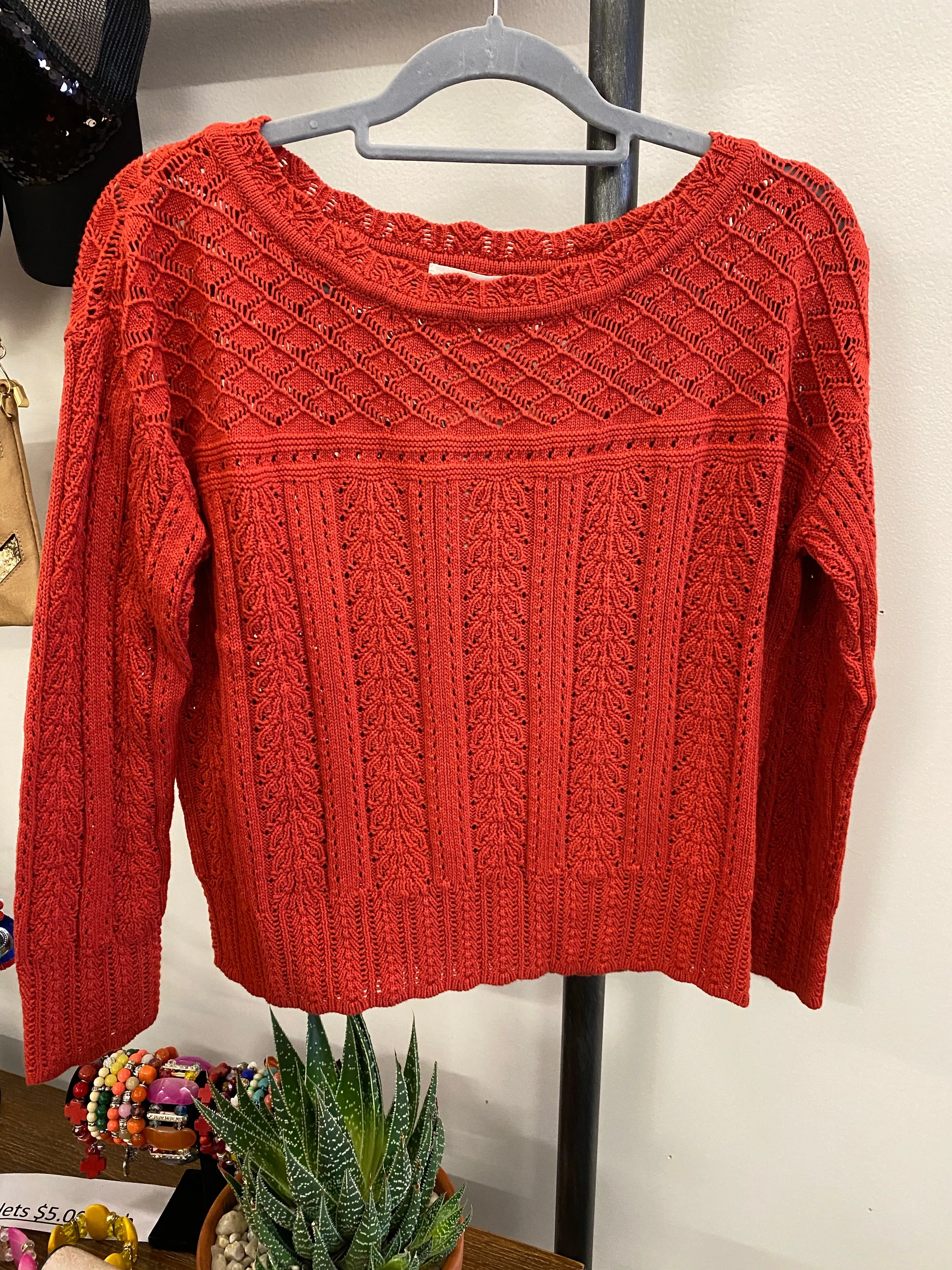 Rose Knit Top (size M/L)