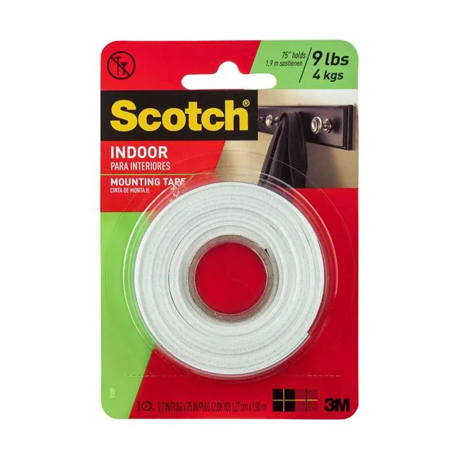 Scotch Indoor Mounting Tape 110P 12.7mmx1.9m