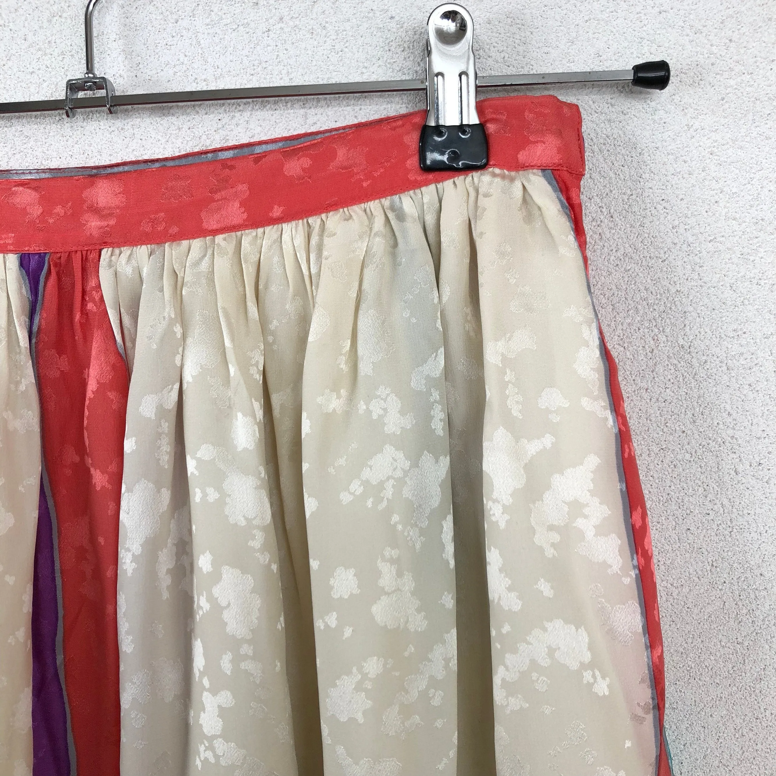 Silk Midi Skirt