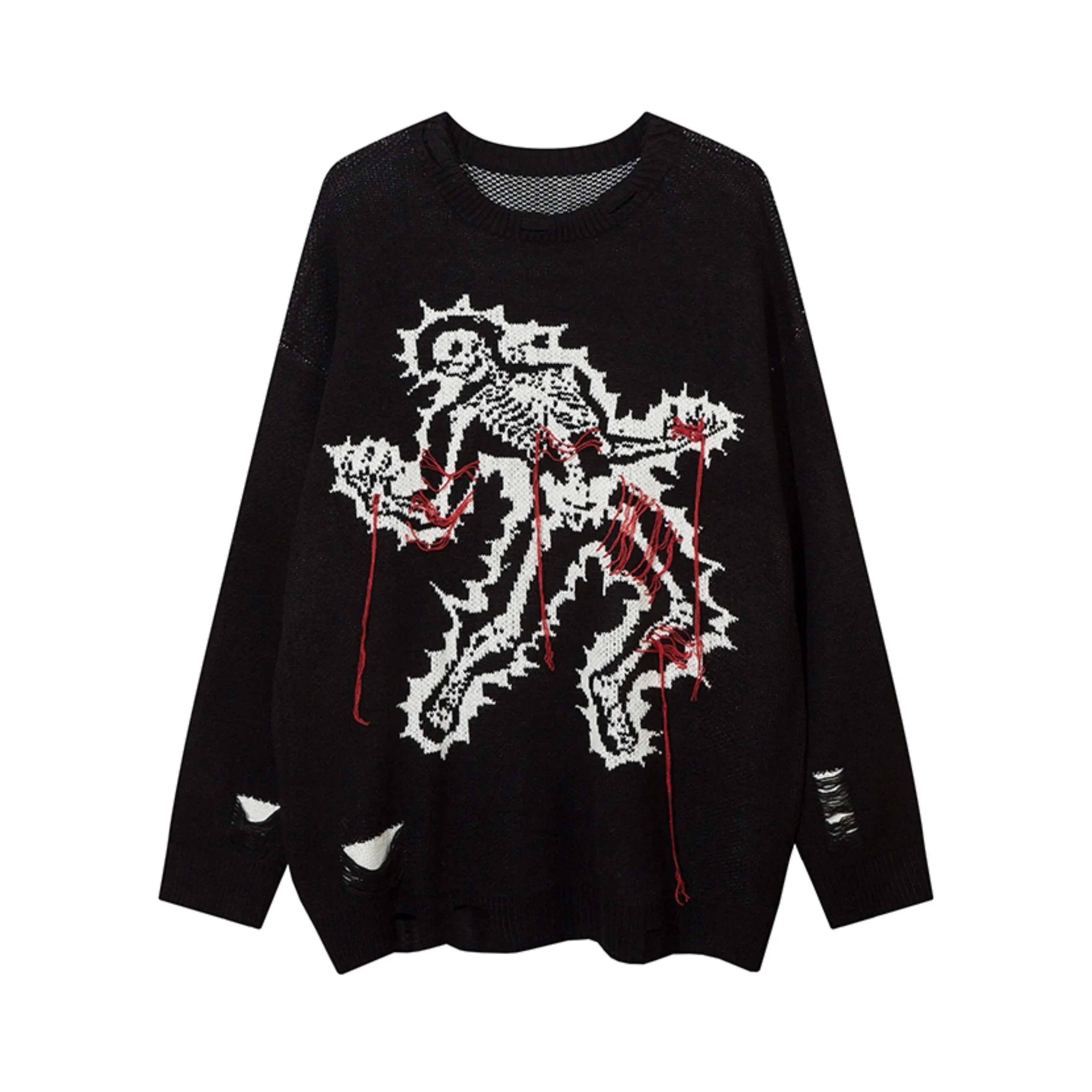 Skeletal Sermon Threads Sweater