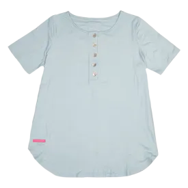 Sky Blue Henley Top