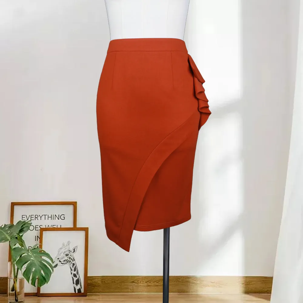 Slim Fit Casual All Match Skirt