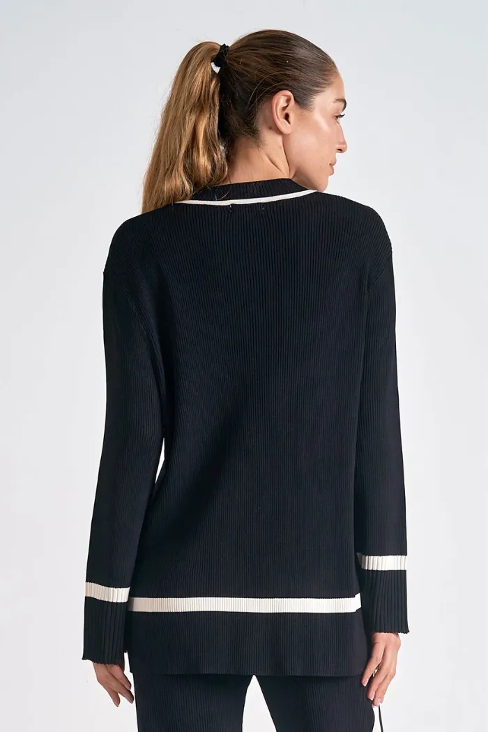 Sweater Knit Track Top