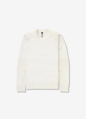 Textured Jacquard Sweater Ivory