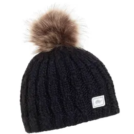 turtlefur | Merino Wool | Fifi Faux Fur Pom Beanie | Women's