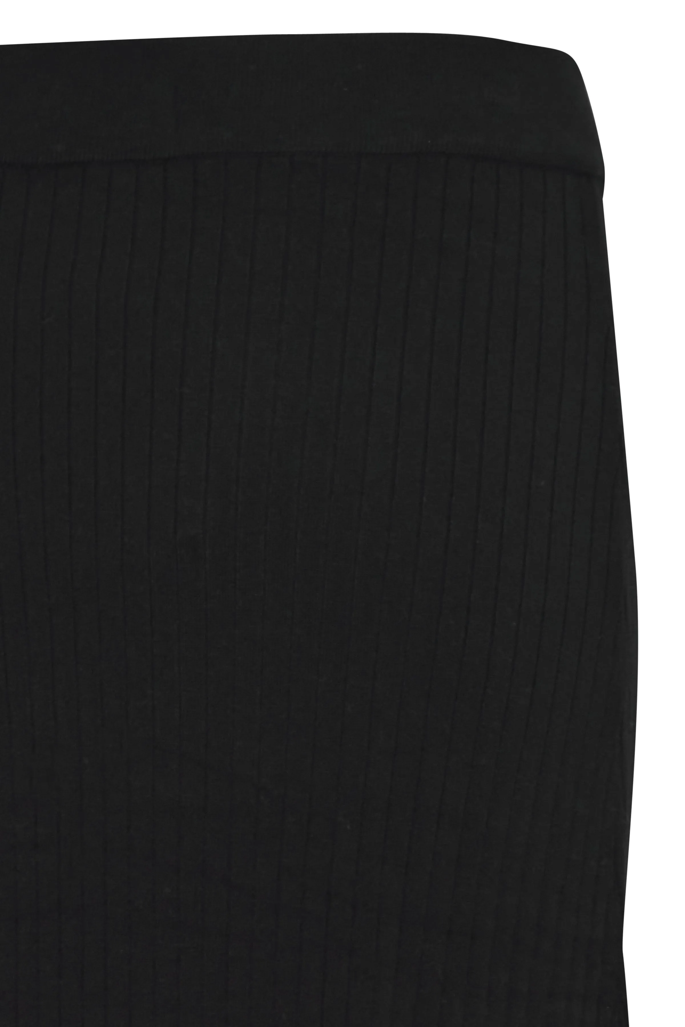 Vera Knitted Midi Skirt (Black)