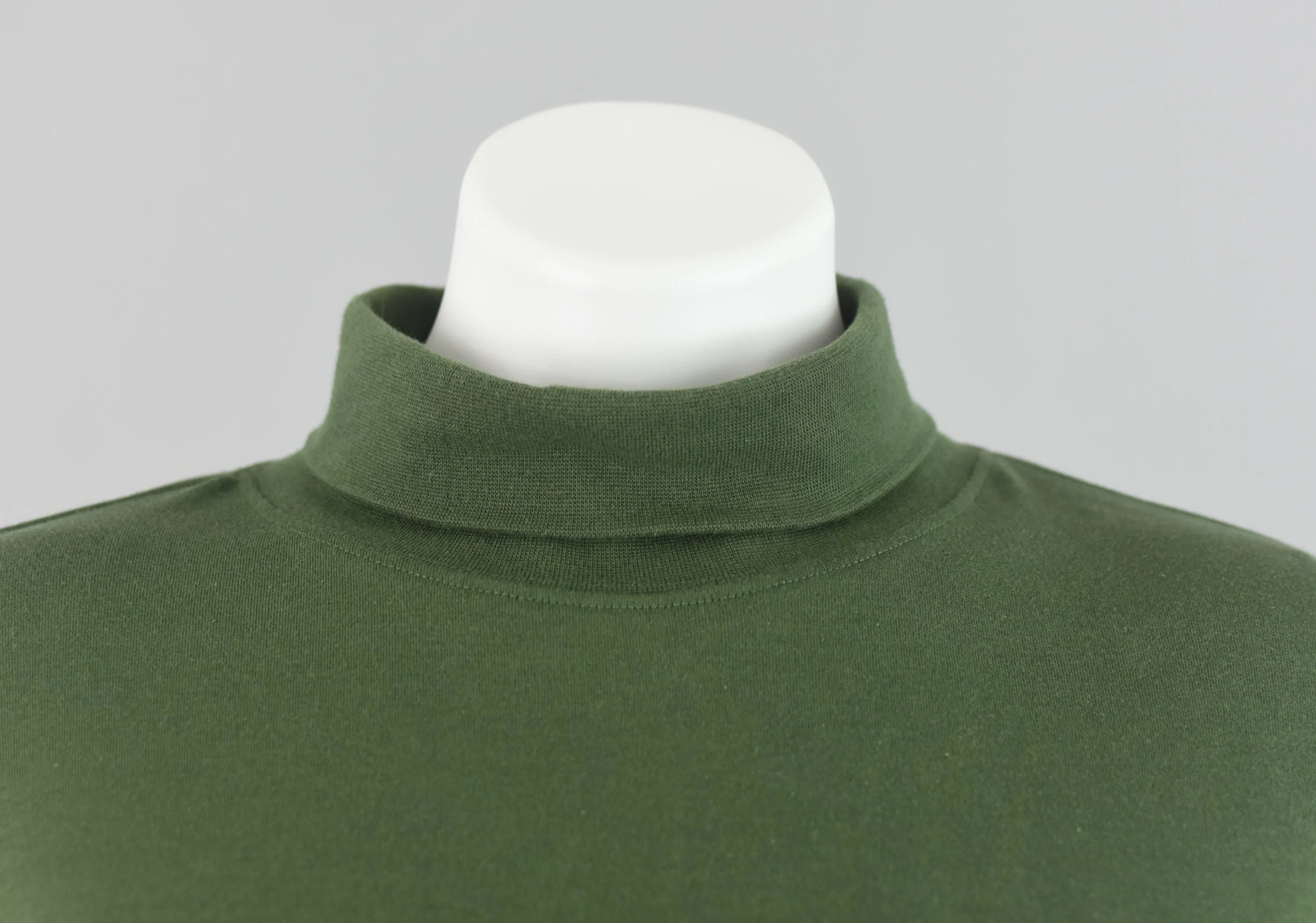 Vintage 90s Green Turtleneck Top Women's Large