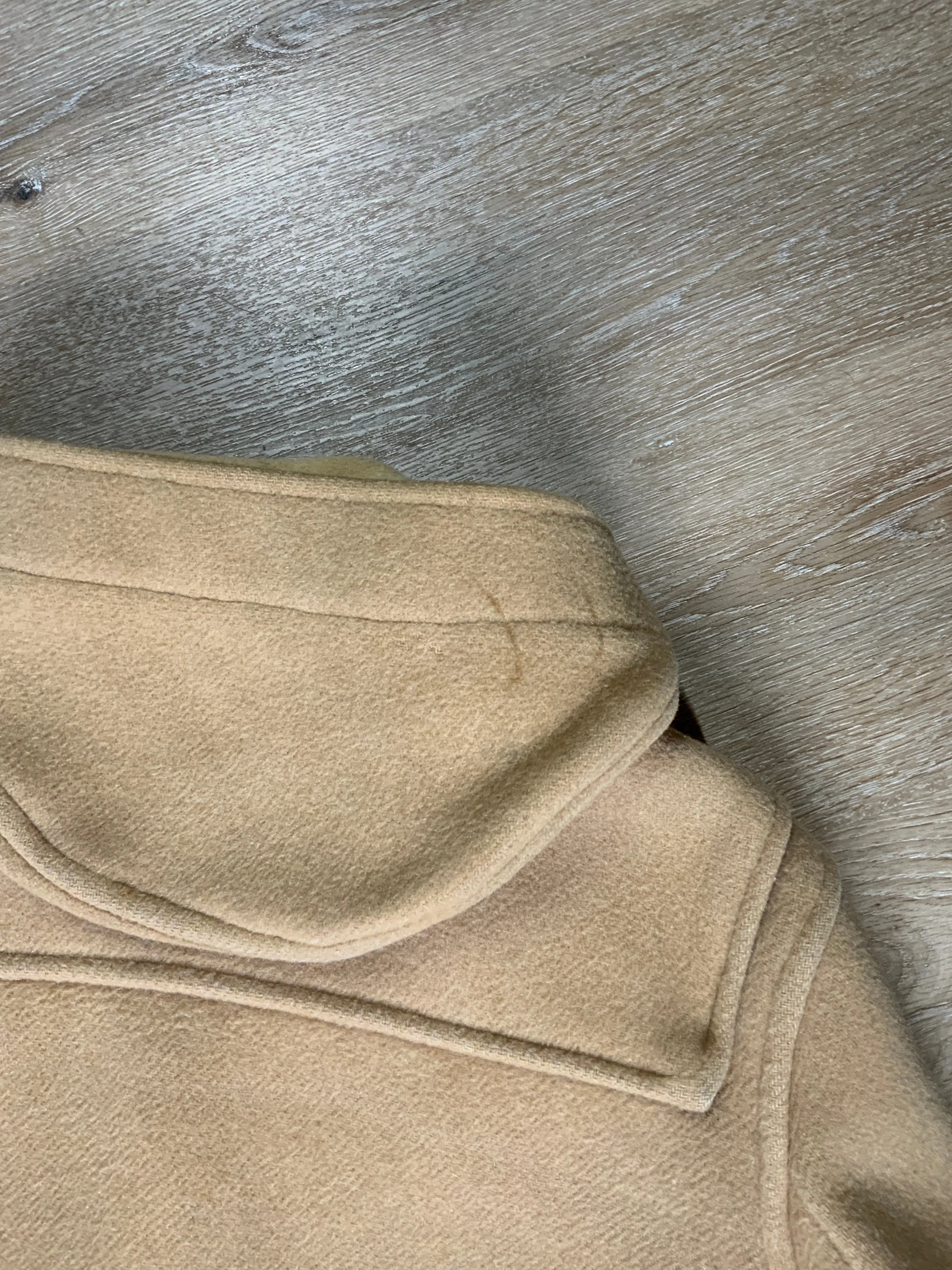 Vintage Gloverall Tan Wool Duffle Coat