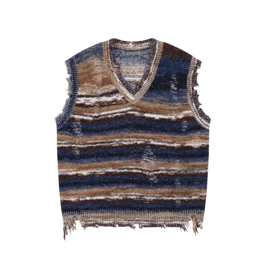 Vintage Paint Stripe Vest