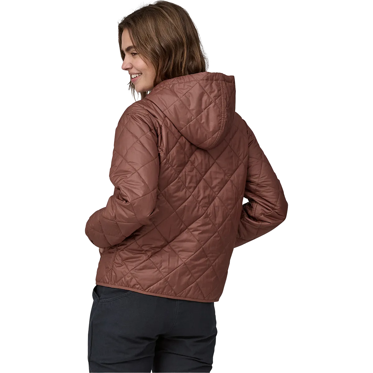 Women's Diamond Quilt Bomber Hoody