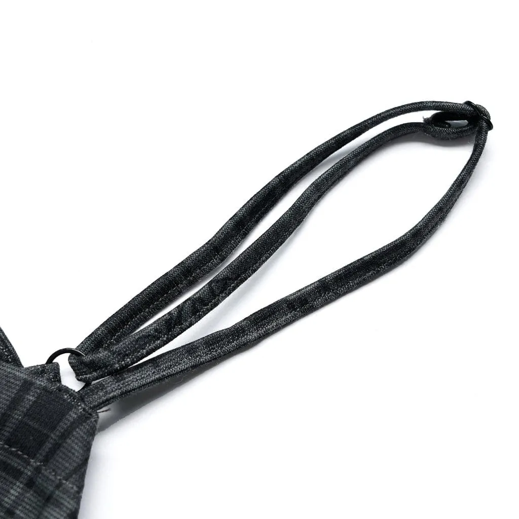 Women's Grunge Halterneck Plaid Slip Dress