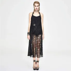 Women's Grunge Net Over Skirt