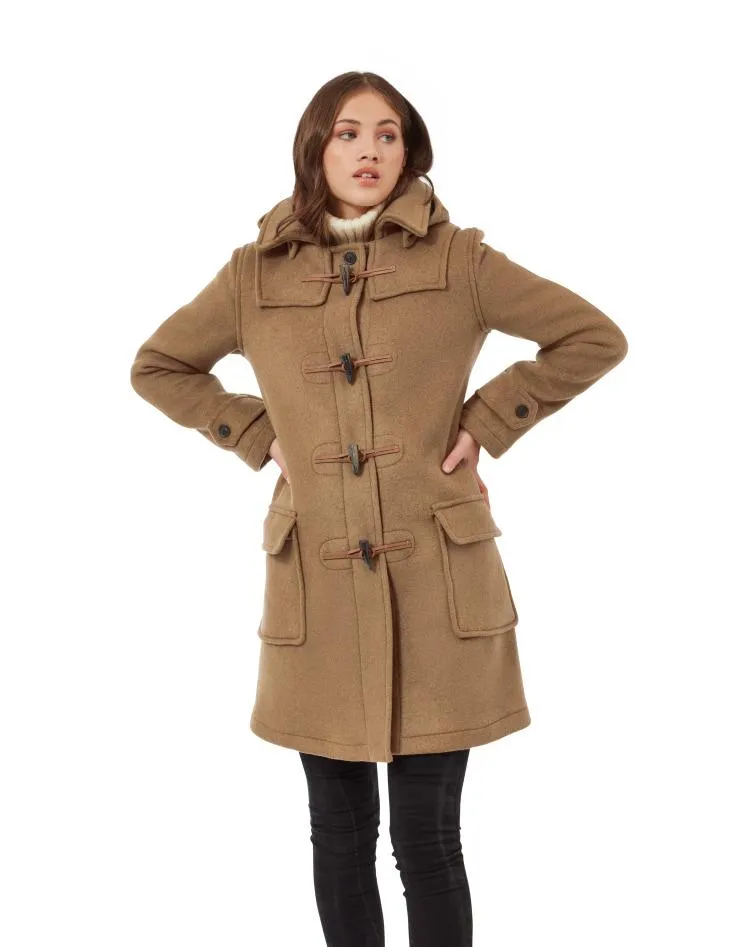 Women's London Classic Fit Duffle Coat - Camel