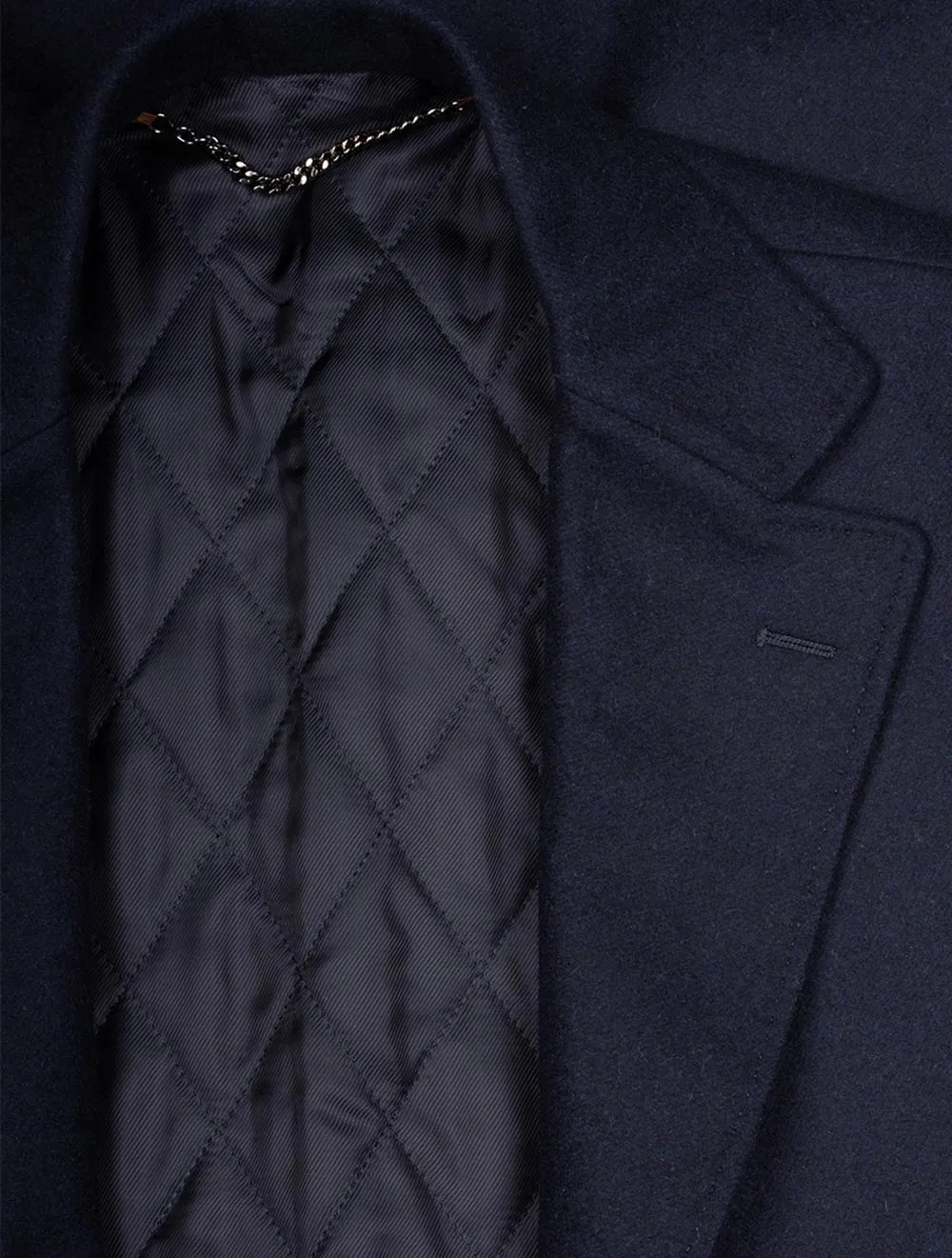 Wool Overcoat Navy