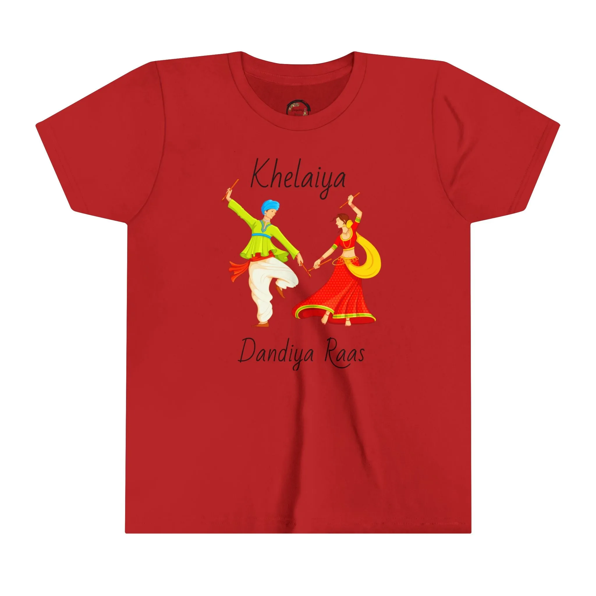 Youth T-Shirt - Khelaiya Dandiya Raas Navratri Nights Special Kids Fun