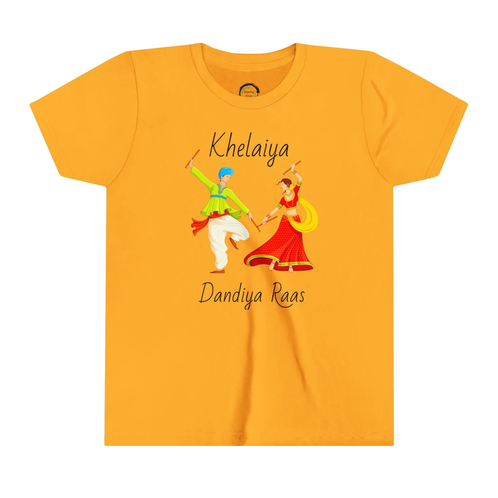 Youth T-Shirt - Khelaiya Dandiya Raas Navratri Nights Special Kids Fun