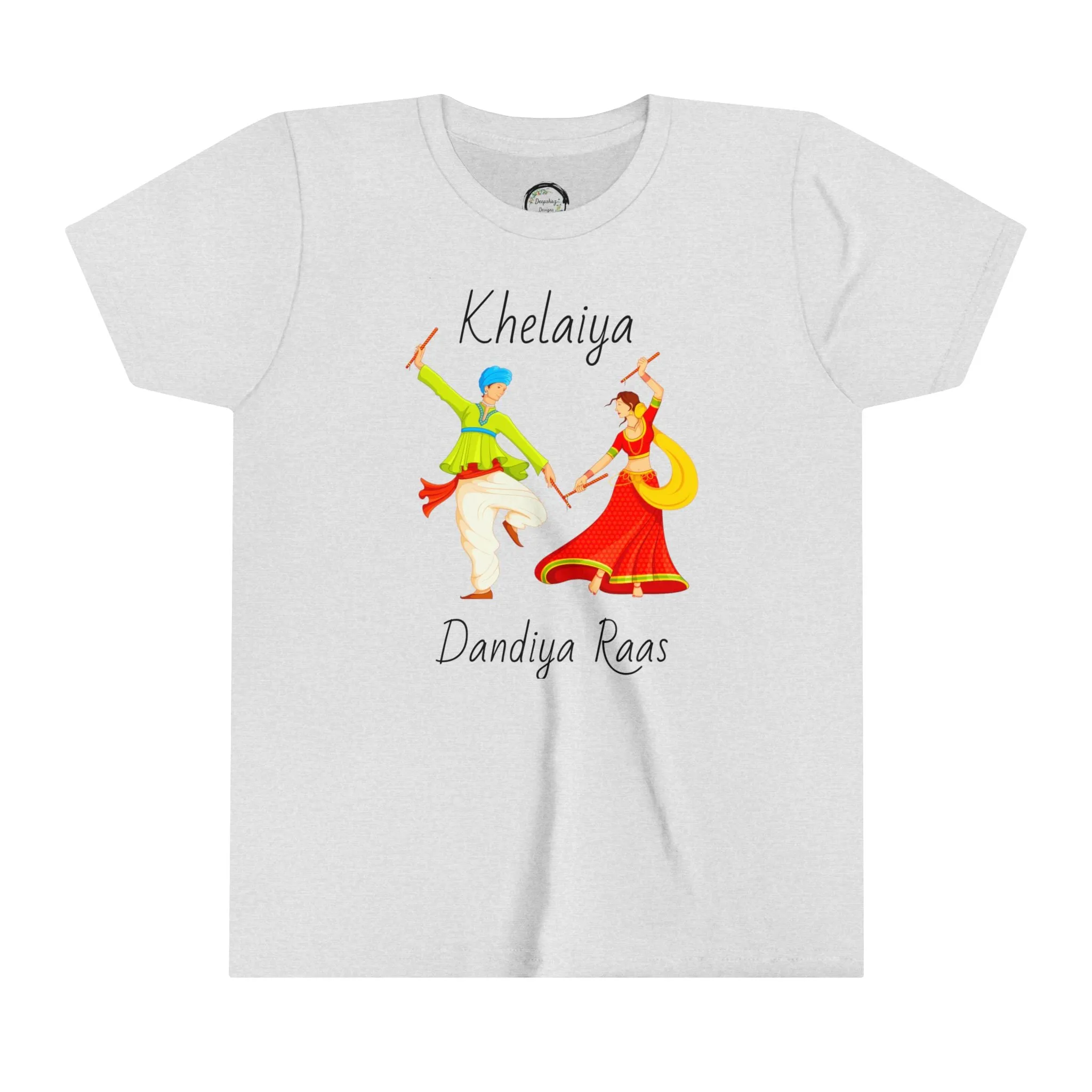 Youth T-Shirt - Khelaiya Dandiya Raas Navratri Nights Special Kids Fun