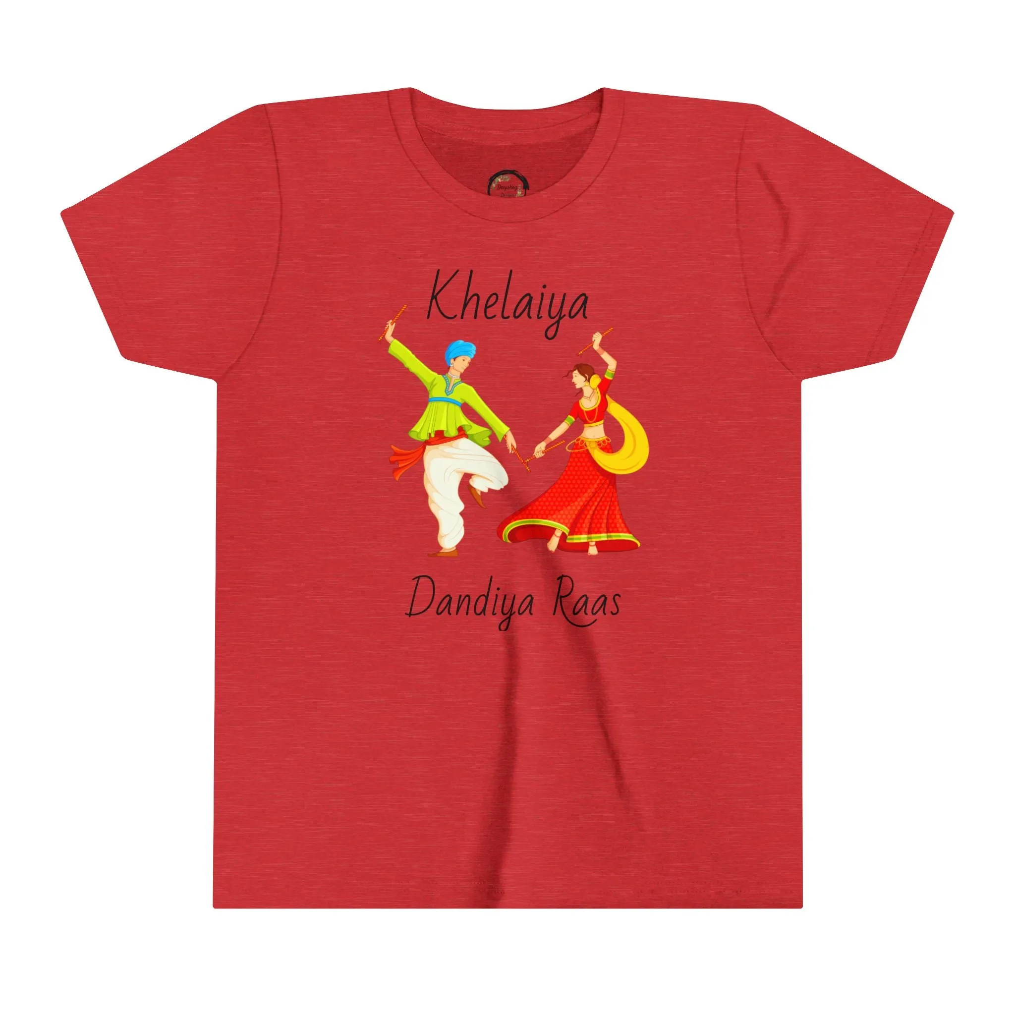 Youth T-Shirt - Khelaiya Dandiya Raas Navratri Nights Special Kids Fun