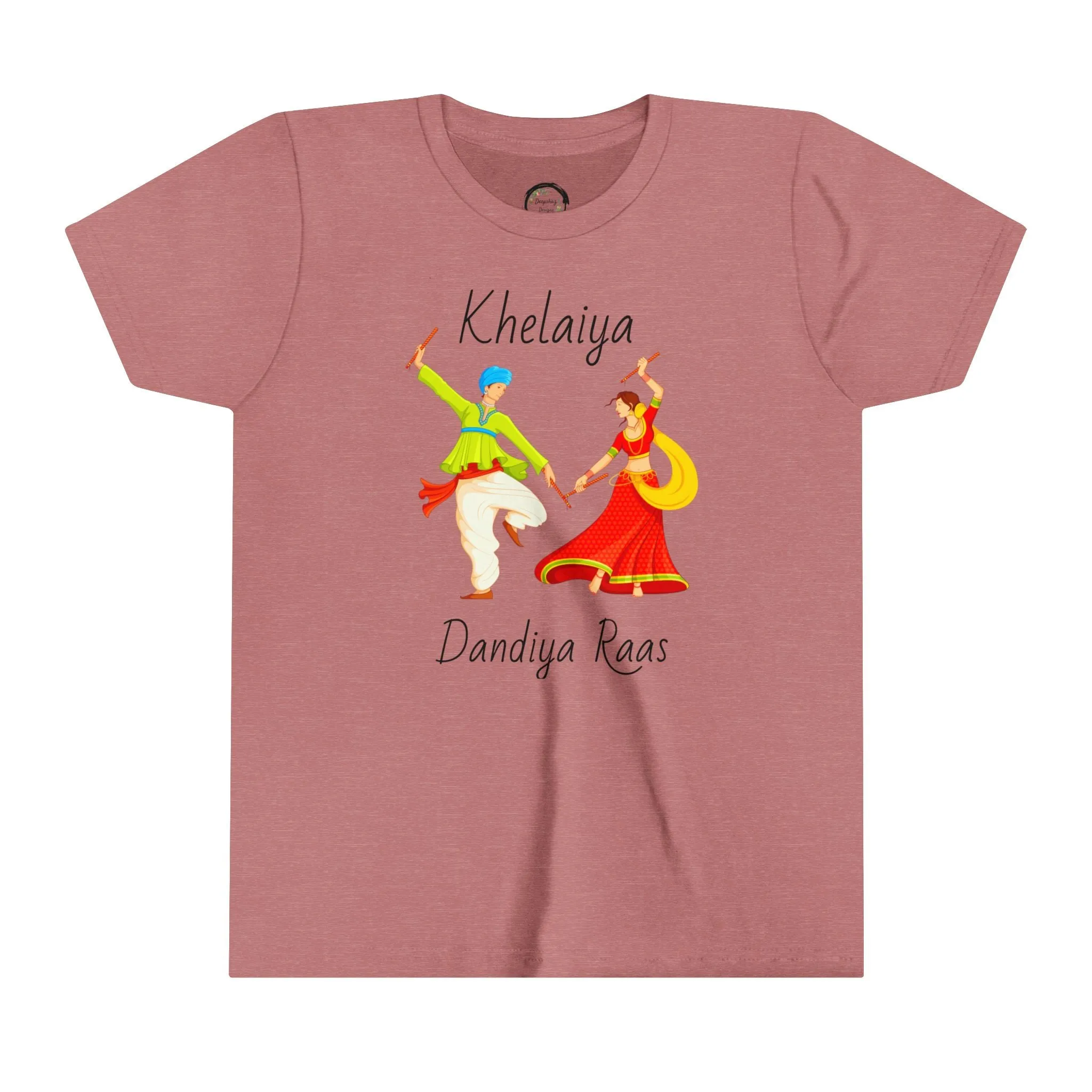 Youth T-Shirt - Khelaiya Dandiya Raas Navratri Nights Special Kids Fun