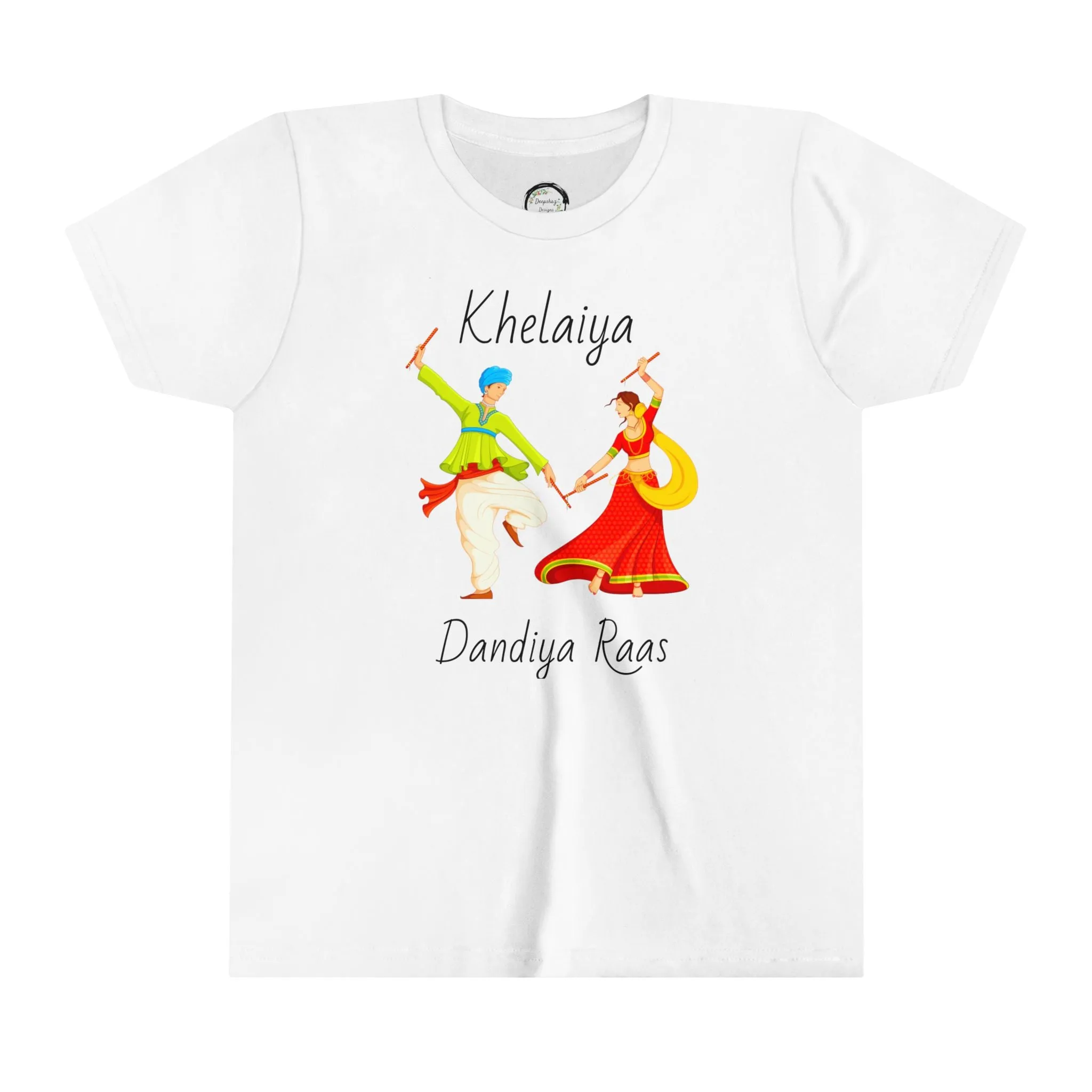 Youth T-Shirt - Khelaiya Dandiya Raas Navratri Nights Special Kids Fun